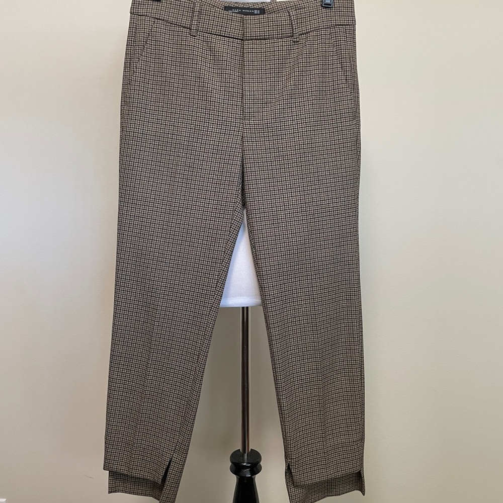 Zara plaid pants